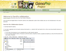 Tablet Screenshot of collaboration.genopro.com